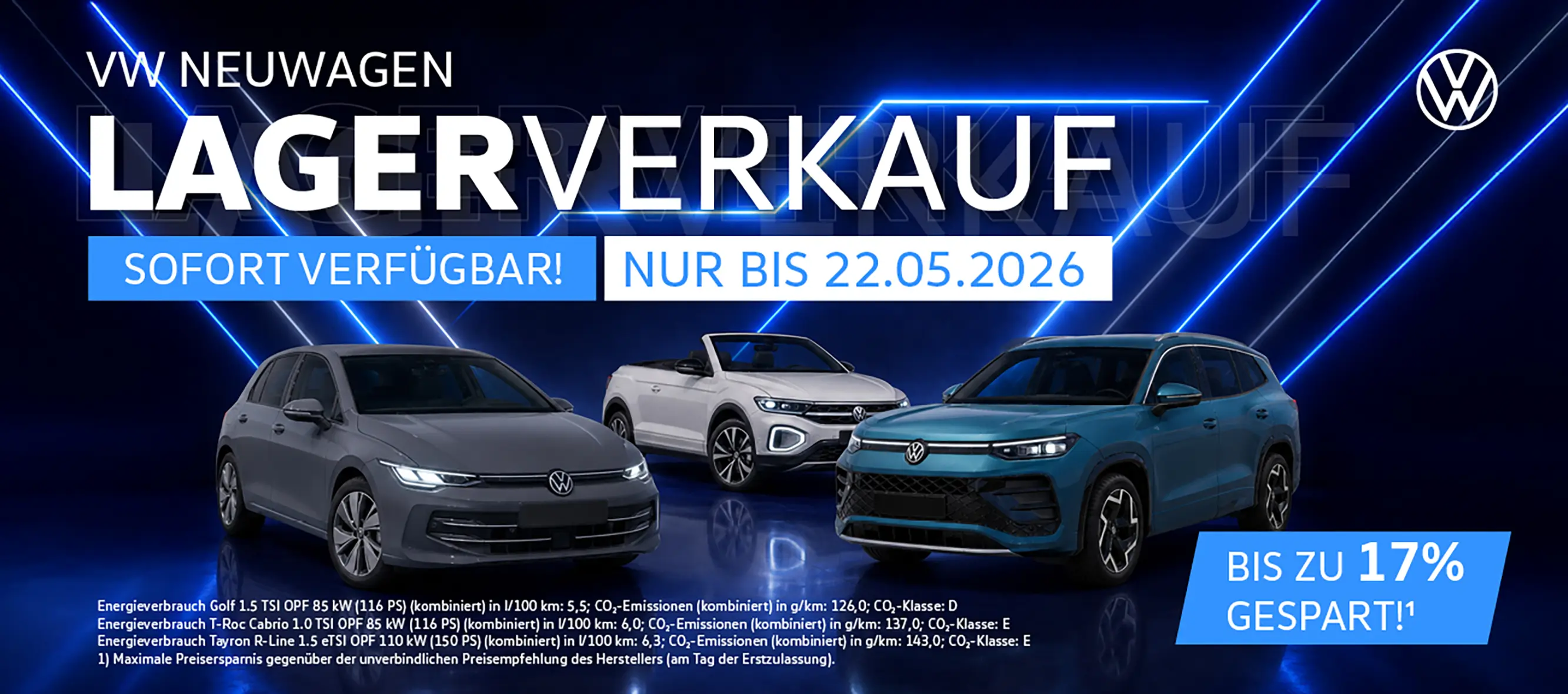 VW Lagerabverkauf